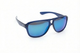 NEON Okulary przeciwsłoneczne Board granatowe, szkła niebieskie