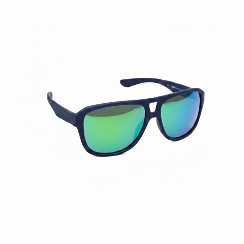 NEON Okulary przeciwsłoneczne Board granatowe, szkła zielone