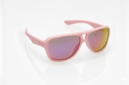 NEON Okulary przeciwsłoneczne Board jasnoróżowe, szkła różowe