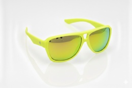 NEON Okulary przeciwsłoneczne Board żółte, szkła złote
