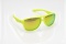NEON Okulary przeciwsłoneczne Board żółte, szkła złote