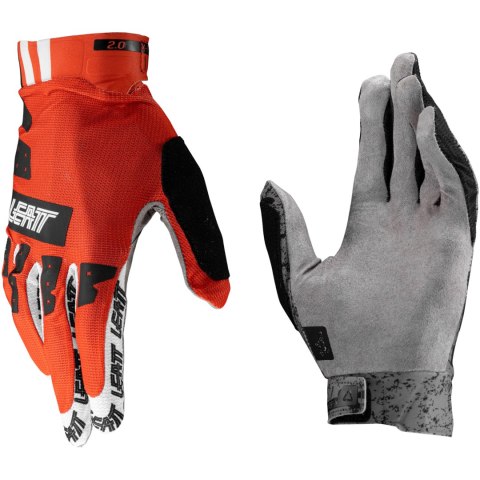 Rękawice rowerowe LEATT Glove MTB 2.0 X-Flow (pomarańczowy-szary, L)