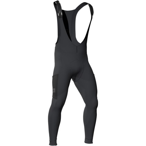 Spodnie kolarskie (na szelkach) LEATT Bib Long MTB ThermaFlow 4.0 (czarny, L)