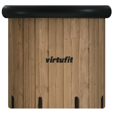 VIRTUFIT WANNA LODOWA XXL - 375 LITRÓW - IMITACJA DREWNA - Z AKCESORIAMI