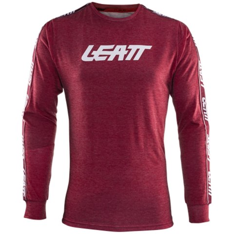 Bluzka LEATT Long Shirt Premium (czerwony, L)