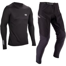 Komplet rowerowy (koszulka+spodnie) LEATT Ride Kit MTB 1.0 (czarny, XS)