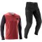 Komplet rowerowy (koszulka+spodnie) dziecięce LEATT Ride Kit MTB Gravity 1.0 Junior (czerwony, XL)