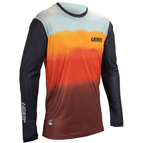 Koszulka rowerowa LEATT Jersey MTB Gravity 3.0 (szary, 2XL)