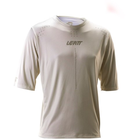 Koszulka rowerowa LEATT Jersey MTB Gravity 4.0 (biały, XL)