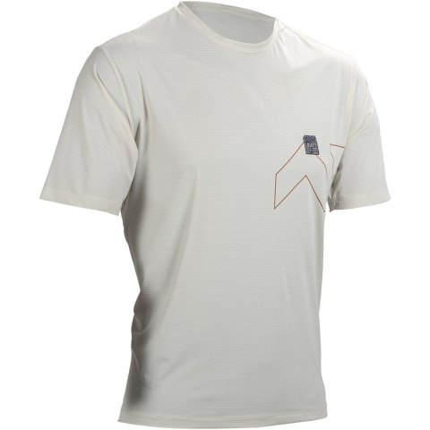 Koszulka rowerowa LEATT Jersey MTB Trail 1.0 X-Flow (biały, 2XL)