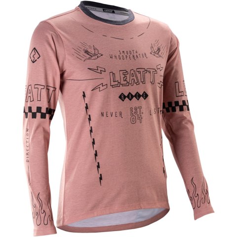 Koszulka rowerowa damska LEATT Jersey MTB Gravity 3.0 Long Sleeve Women (różowy, XS)
