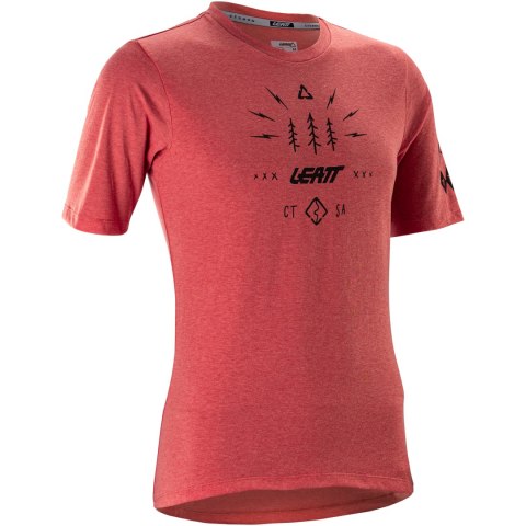 Koszulka rowerowa damska LEATT Jersey MTB Gravity 3.0 Women (czerwony, XS)