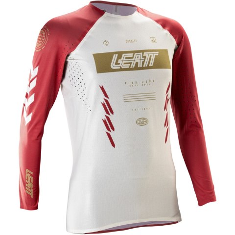 Koszulka rowerowa damska LEATT Jersey MTB Gravity 5.0 Women (czerwony, M)