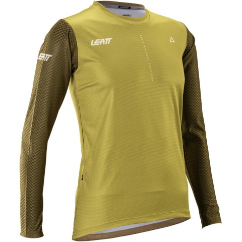 Koszulka rowerowa damska LEATT Jersey MTB Trail 3.0 Long Sleeve Women (brązowy, S)