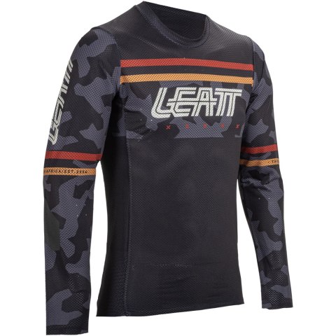 Koszulka rowerowa dziecięca LEATT Jersey MTB Gravity 4.0 Junior (czarny, XL)