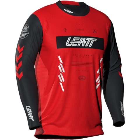 Koszulka rowerowa dziecięca LEATT Jersey MTB Gravity 4.0 Long Sleeve Junior (czerwony, S)