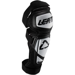 Ochraniacze kolan LEATT Knee&Shin Guard 3.0 EXT (biało-czarny, 2XL)