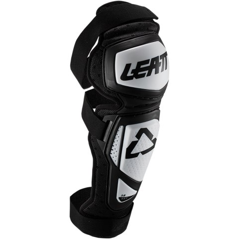 Ochraniacze kolan LEATT Knee&Shin Guard 3.0 EXT (biało-czarny, 2XL)