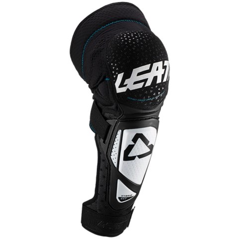 Ochraniacze kolan LEATT Knee&Shin Guard 3DF Hybrid EXT (biało-czarny, 2XL)