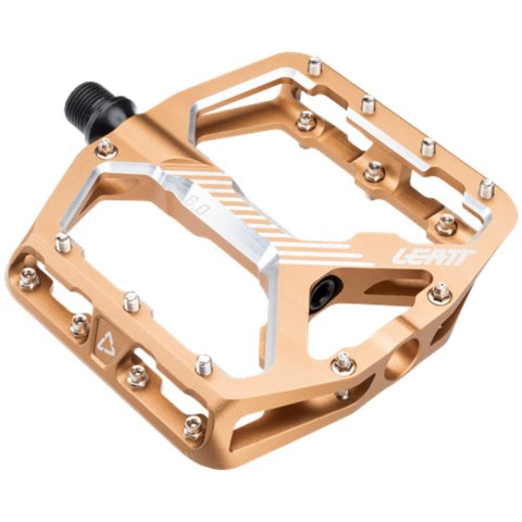 Pedały rowerowe (platformy szerokie) LEATT Pedals AllMtn 6.0 Flat (114x107mm) (brązowy)