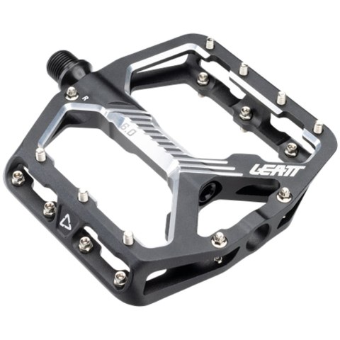 Pedały rowerowe (platformy szerokie) LEATT Pedals AllMtn 6.0 Flat (114x107mm) (czarny)