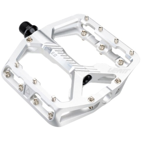 Pedały rowerowe (platformy szerokie) LEATT Pedals AllMtn 6.0 Flat (114x107mm) (srebrny)