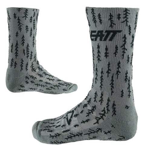Skarpety rowerowe LEATT Socks MTB (zielony, L/XL)