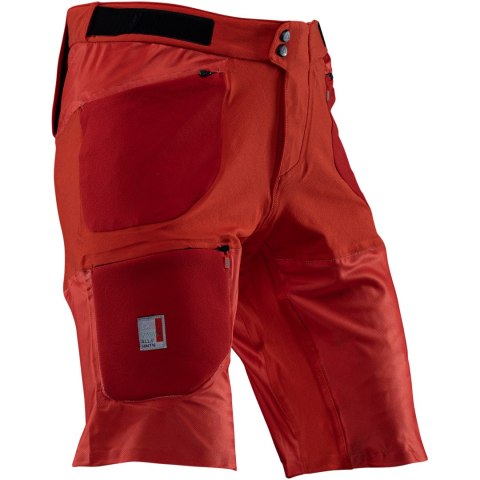 Spodenki rowerowe LEATT Shorts MTB AllMtn 3.0 (pomarańczowy-szary, L)