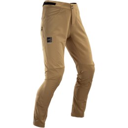 Spodnie rowerowe (+spodenki kolarskie z pampersem w zestawie) LEATT Pant MTB Trail 3.0 Liner (brązowy, XL)