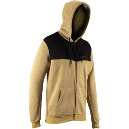 Bluza z kapturem LEATT Zip Hoodie Tech (brązowy, L)