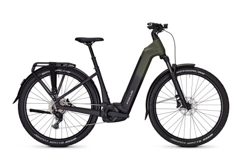 Rower elektryczny FOCUS AVENTURA2 6.7 X Wave 600Wh green/black, rozmiar M/44