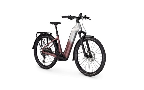 Rower elektryczny FOCUS AVENTURA2 6.8 Wave 600Wh silver/mauve, rozmiar S/40