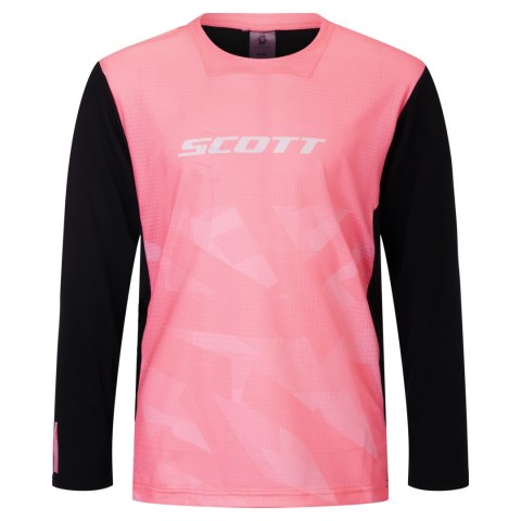 Koszulka SCOTT Tee Jr Vertic Delta LS (digital pink, L)