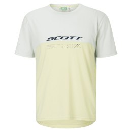 Koszulka SCOTT Tee M`s Vertic DRI SS (acid yellow/spray grey, L)