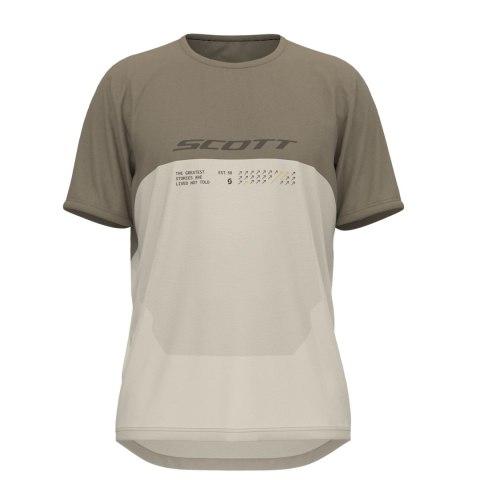 Koszulka SCOTT Tee M`s Vertic DRI SS (cotton white/toast beige, XL)