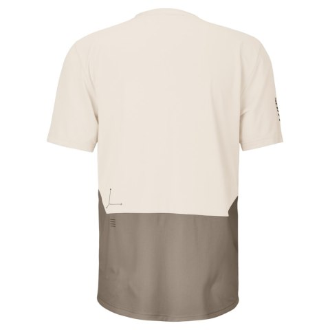 Koszulka SCOTT Tee M`s Vertic Zip SS (cotton white/toast beige, XL)