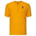 Koszulka SCOTT Tee M`s Vertic Zip SS (gleam orange, L)