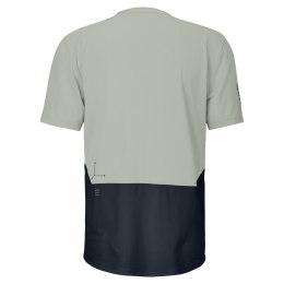 Koszulka SCOTT Tee M`s Vertic Zip SS (spray grey/dark blue, L)