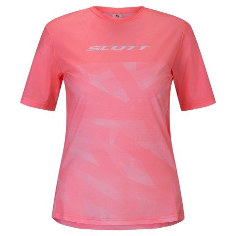 Koszulka SCOTT Tee W`s Vertic LT SS (digital pink, L)