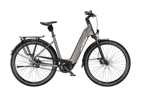 Rower elektryczny KTM Macina City 830 PX RT 830Wh machine grey matt, rozmiar US/43