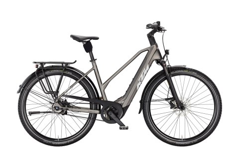 Rower elektryczny KTM Macina City PX 830 Belt 830Wh machine grey matt, rozmiar US/56