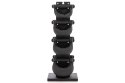 Hantle NOHRD SwingBell 2-8 Kg ze stojakiem Tower Shadow Buk Skóra