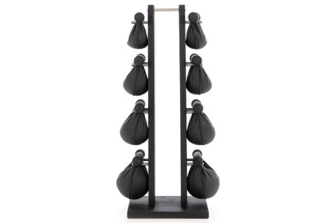 Hantle NOHRD SwingBell 2-8 Kg ze stojakiem Tower Shadow Buk Skóra