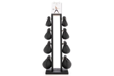 Hantle NOHRD SwingBell 2-8 Kg ze stojakiem Tower Shadow Buk Skóra