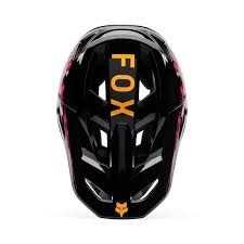 KASK ROWEROWY JUNIOR FOX RAMPAGE KAIROS TANGERINE YM
