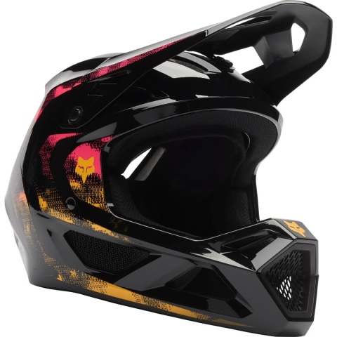 KASK ROWEROWY JUNIOR FOX RAMPAGE KAIROS TANGERINE YM