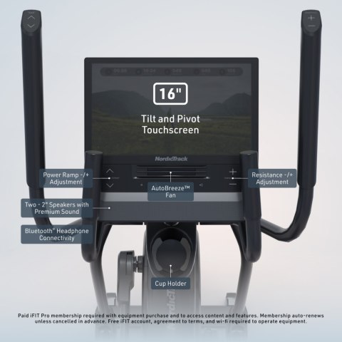 NORDICTRACK ROWER ELIPTYCZNY PROGRAMOWANY AIRGLIDE 16