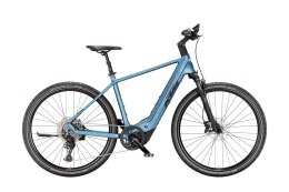 Rower elektryczny KTM Macina Cross CX 810 810Wh steel blue matt, rozmiar H/46