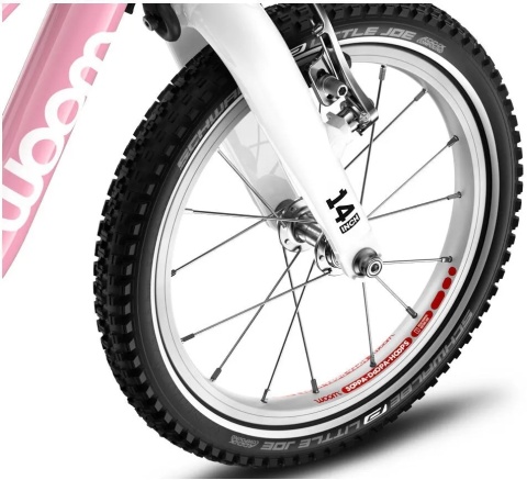 Rower dziecięcy woom GO 2 | powder pink, rozmiar 14"