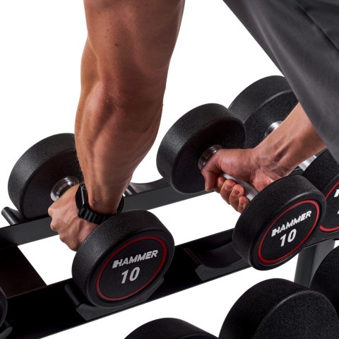 Stojak na 8 par hantli okrągłych HAMMER